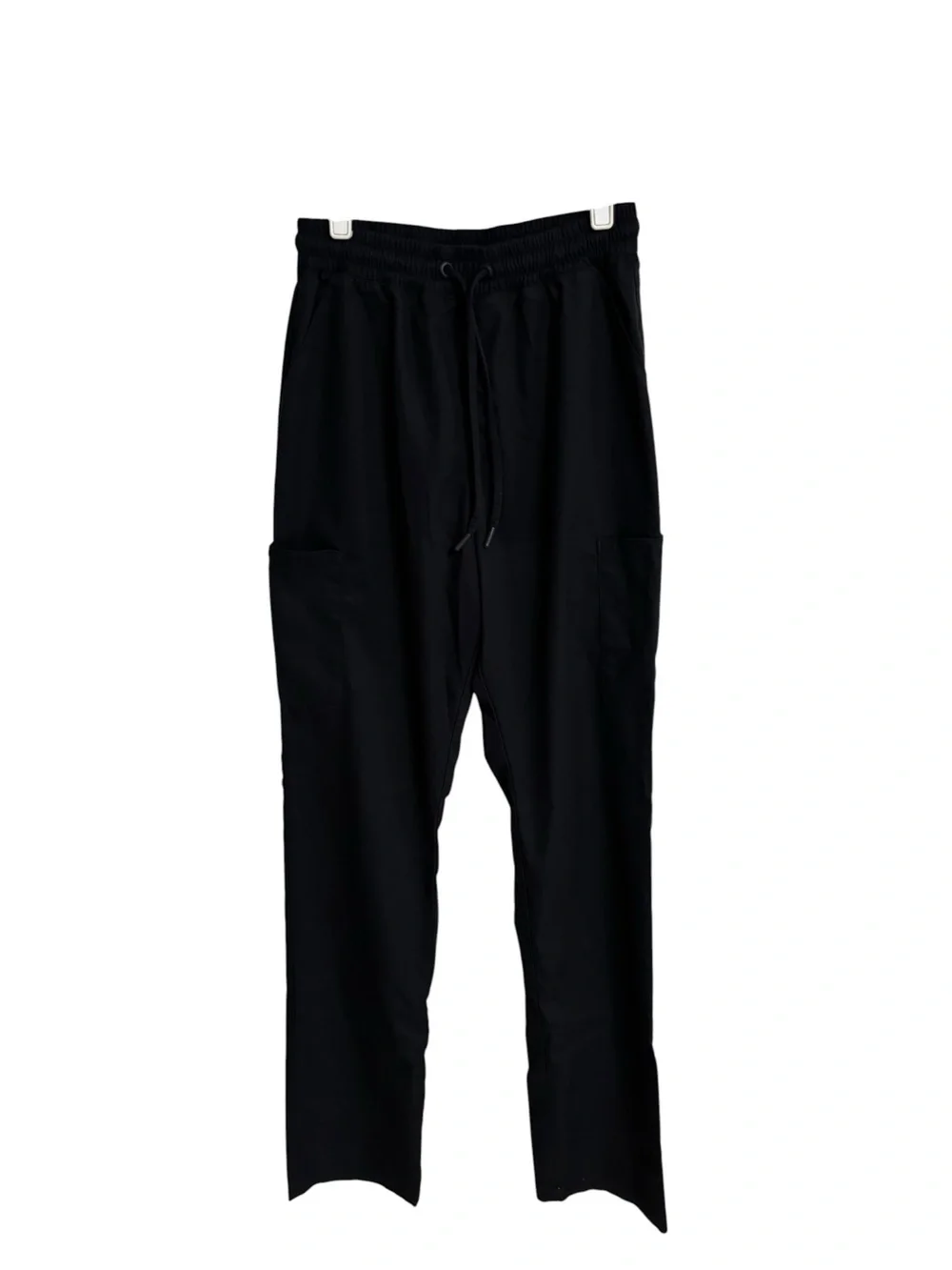 Jaanuu black stretch waistband high waisted nurse medical scrub pants size XST